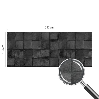 Fototapeta za dnevno sobo v motivu sivih ploščic