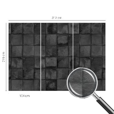 Fototapeta za dnevno sobo Sive ploščice