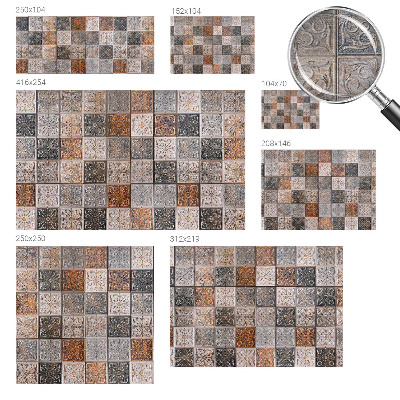 Fototapeta za spalnico Okrasne ploščice