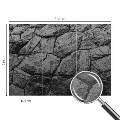 Moderna fototapeta z motivom kamnitih tekstur