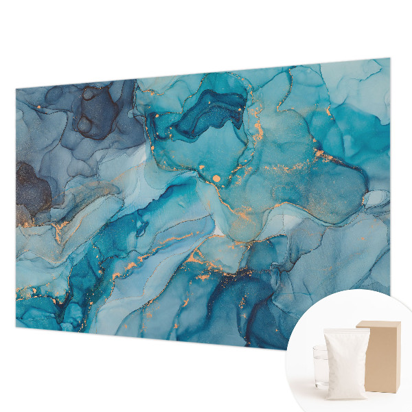 Stenska dekoracija fototapeta Modra abstrakcija