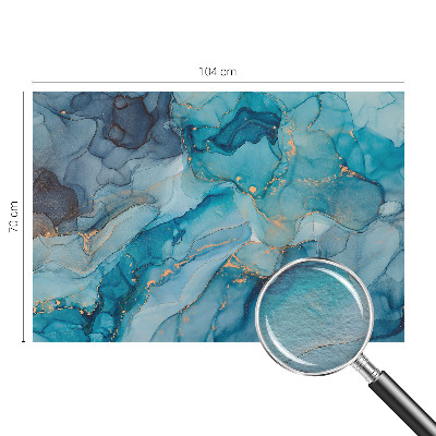 Stenska dekoracija fototapeta Modra abstrakcija