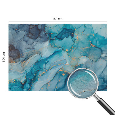 Stenska dekoracija fototapeta Modra abstrakcija