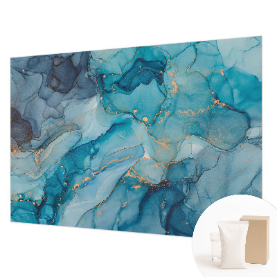 Stenska dekoracija fototapeta Modra abstrakcija