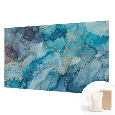 Stenska dekoracija fototapeta Modra abstrakcija