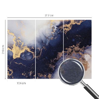 Foto tapeta Temno modri valovi