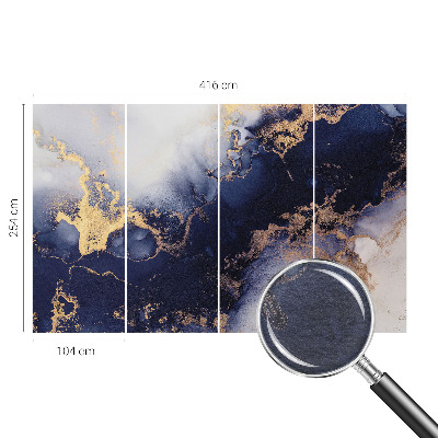 Foto tapeta Temno modri valovi