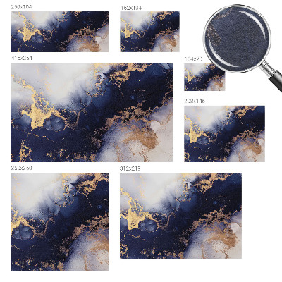 Foto tapeta Temno modri valovi