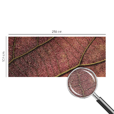 Flis fototapeta za otroško sobo z listnato teksturo