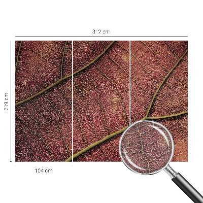 Flis fototapeta za otroško sobo Listnata tekstura