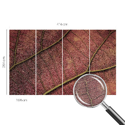 Flis fototapeta za otroško sobo Listnata tekstura