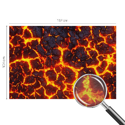Stenska dekoracija fototapeta Močna magma