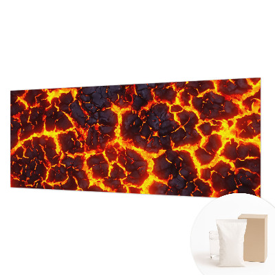Stenska dekoracija fototapeta Močna magma