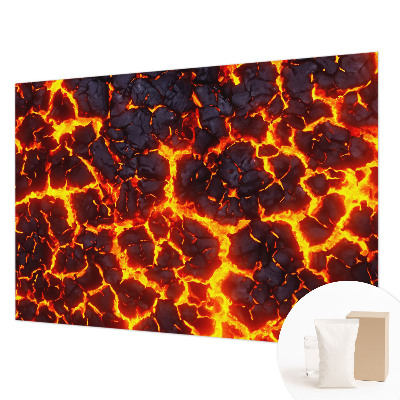 Stenska dekoracija fototapeta Močna magma