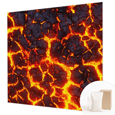 Stenska dekoracija fototapeta Močna magma