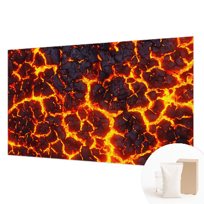 Stenska dekoracija fototapeta Močna magma