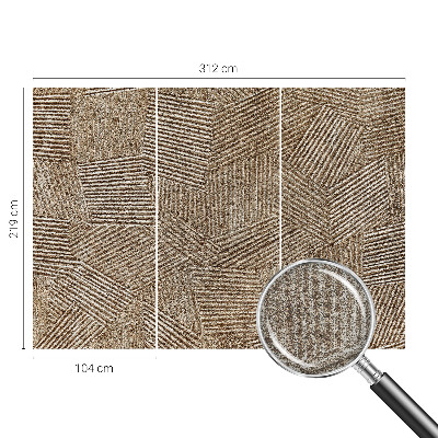 Netkana fototapeta Strukturne linije