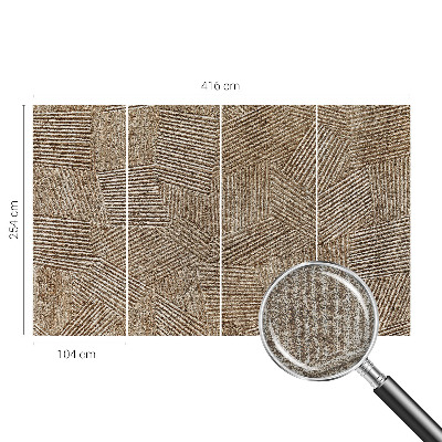 Netkana fototapeta s motivom strukturnih linij