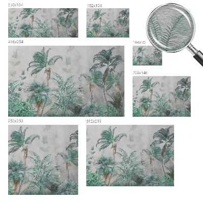 Flis fototapeta Eksotična oaza