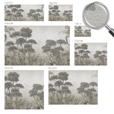 Tiskana fototapeta flis Tropska džungla