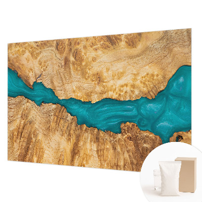 Stenska fototapeta flis Les in smola