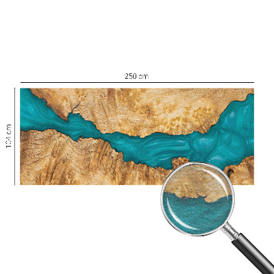 Stenska fototapeta flis Les in smola