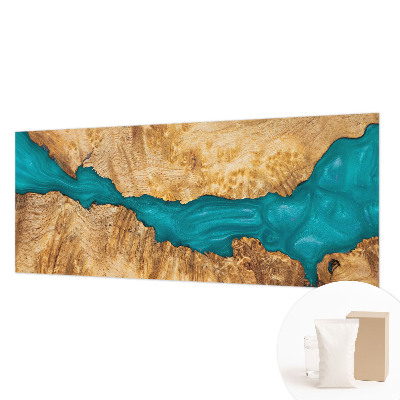 Stenska fototapeta flis Les in smola