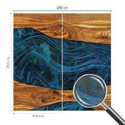 Fototapeta za steno Modri ​​les