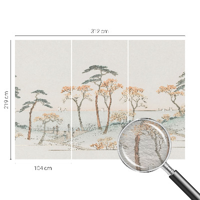 Netkana fototapeta Mirna pokrajina