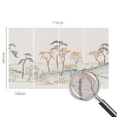 Netkana fototapeta Mirna pokrajina