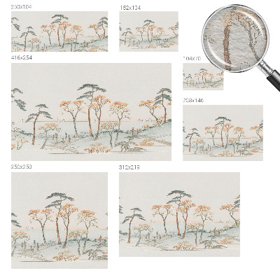 Netkana fototapeta Mirna pokrajina