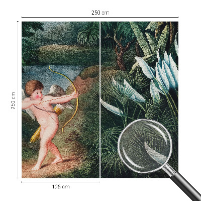 Flis fototapeta za otroško sobo z motivom čudovitega kupida