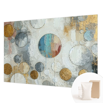 Dekorativna fototapeta z motivom geometrijskih krogov