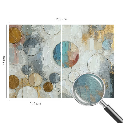 Dekorativna fototapeta Geometrijski krogi