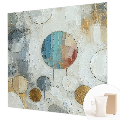 Dekorativna fototapeta z motivom geometrijskih krogov