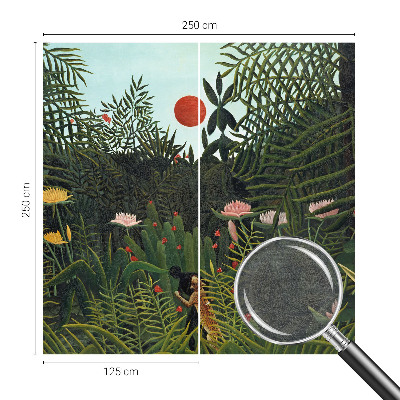 Stenska dekoracija fototapeta Eksotična pokrajina