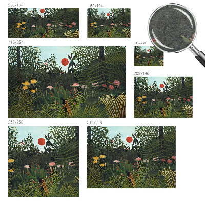 Stenska dekoracija fototapeta Eksotična pokrajina