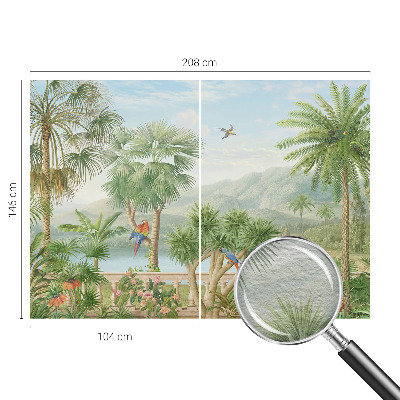 Flis fototapeta za otroško sobo Eksotična pokrajina