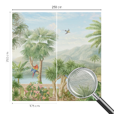 Flis fototapeta za otroško sobo Eksotična pokrajina