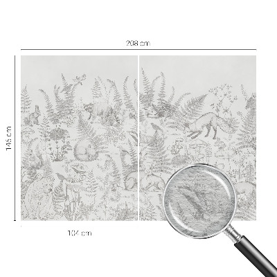 Visokokakovostna fototapeta Gozdne živali