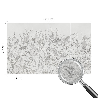 Visokokakovostna fototapeta Gozdne živali