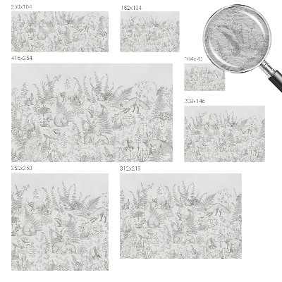 Visokokakovostna fototapeta Gozdne živali