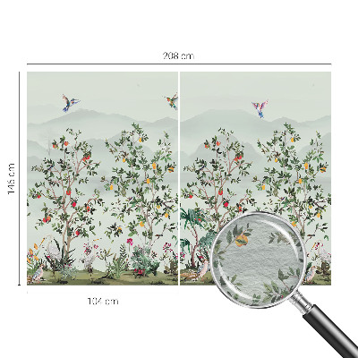 Dekorativna fototapeta Eksotična drevesa