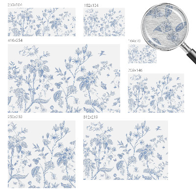 Stenska dekoracija fototapeta Cvetlični vzorec