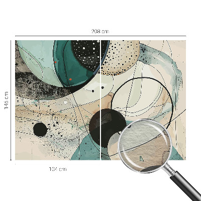 Foto tapeta Barviti krogi