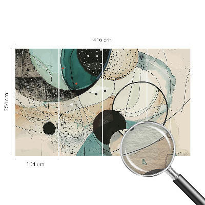 Foto tapeta Barviti krogi