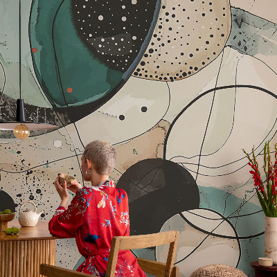 Foto tapeta Barviti krogi