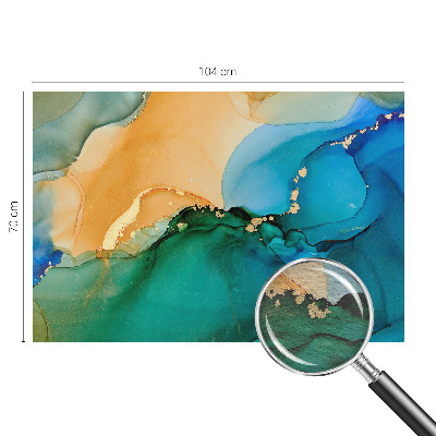 Flis fototapeta Barviti valovi