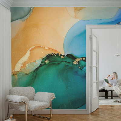 Flis fototapeta Barviti valovi