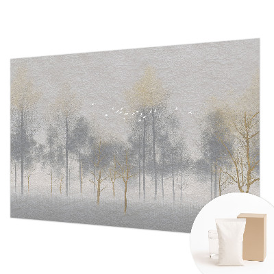 Tiskana fototapeta flis z motivom gozdne harmonije